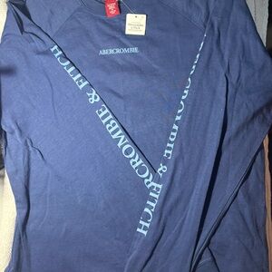 Abercrombie & Fitch Men's Blue Shirt